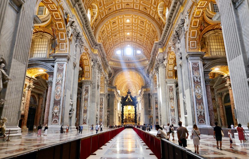 St. Peter Basilica tour with Dome Climb